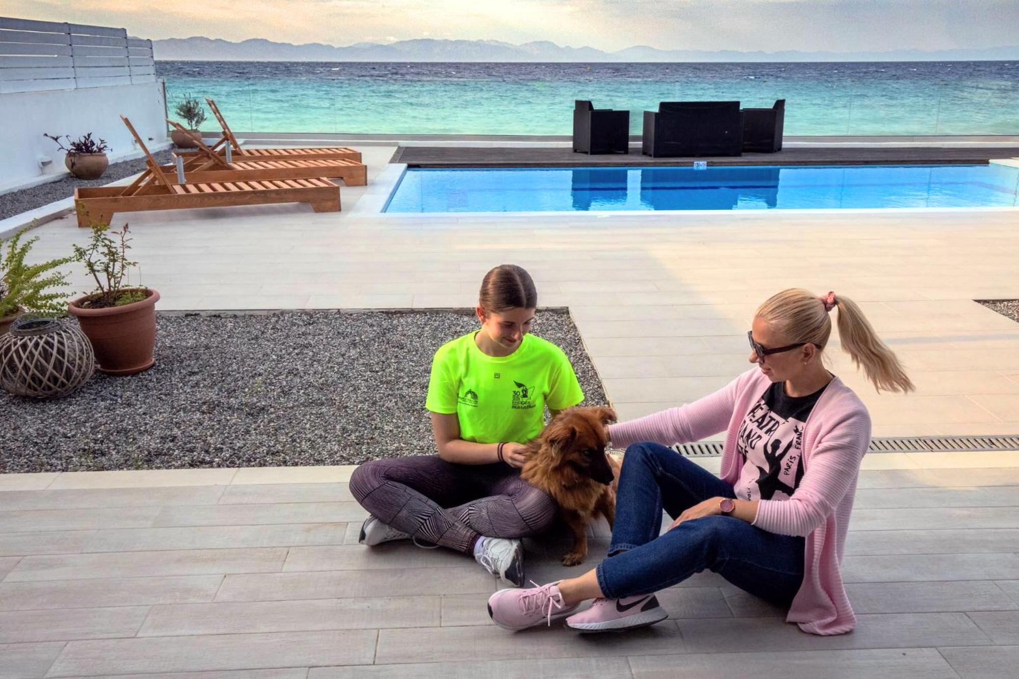 Vaso Beach Front Villa Jaliszósz Kültér fotó